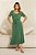 Conjunto De Saia Maxi Midi E Blusa Verde Em Malha Stretch Clamila - 10783 - Imagem 1