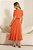 Conjunto De Saia Maxi Midi E Blusa Terracota Em Malha Stretch Clamila - 10783 - Imagem 2