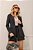 Blazer Preto Em Malha Neoprene Com Detalhe De Bolsos - 10161 - Imagem 2