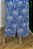 Vestido Maxi Midi Chemise Plus Size Azul Com Estampa Off White Acompanha Faixa - 42380 - Imagem 4