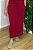 Conjunto De Saia Maxi Midi Plus Size Vinho Com Detalhe De Listras - 13478 - Imagem 5