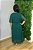 Vestido Plus Size Maxi Midi Verde Em Chiffon Acompanha Faixa Simple Life - 15379 - Imagem 2