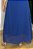 Vestido Plus Size Maxi Midi Azul Em Chiffon Acompanha Faixa Simple Life - 15379 - Imagem 6