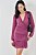 Vestido Uva Em Malha Plissada Transpassado De Manga Longa Doce Trama - 300543 - Imagem 2