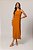 Vestido Maxi Midi Terracota Sem Manga Em Ribana Canelada Doce Trama - 104911 - Imagem 1