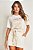 T-Shirt Off White Com Estampa Frontal Em Meia Malha Doce Trama - 105616 - Imagem 1