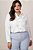 Camisa Plus Size Off White Com Detalhe De Aplicação Frontal - 888142 - Imagem 1