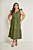 Vestido Plus Size Maxi Midi Verde Com Cordão Em New Sartorial Doce Trama - 105609 - Imagem 1