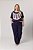 Blusa Plus Size Azul Em Malha E Estampa Frontal Em Sarja Lisamour - 202093 - Imagem 2