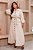 Vestido Plus Size Longo Cru Em Viscopoly Acompanha Cinto Valentina Ferreira - 46048 - Imagem 2
