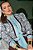 Camisa Plus Size Estampada Em Pele De Pêssego Valentina Ferreira - 46041 - Imagem 2