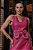 Vestido Maxi Midi Pink Em Couro PU Acompanha Cinto Franciele Morezzi - 37101 - Imagem 2