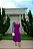 Vestido Maxi Midi Roxo Em Viscopoly Com Detalhe Trançado Em Pedras - 240527 - Imagem 1