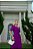 Vestido Maxi Midi Roxo Em Viscopoly Com Detalhe Trançado Em Pedras - 240527 - Imagem 3