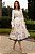 Vestido Midi Estampado Em Toque De Seda Acompanha Faixa Jany Pim - 6385 - Imagem 1