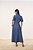 Vestido Maxi Midi Jeans Com Zíper Frontal E Acompanha Faixa Titanium - 27932 - Imagem 2