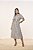 Vestido Chemise Maxi Midi Listrado Em Algodão Acompanha Faixa Titanium - 28010 - Imagem 1