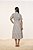 Vestido Chemise Maxi Midi Listrado Em Algodão Acompanha Faixa Titanium - 28010 - Imagem 2
