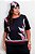 T-Shirt Plus Size Preta Com Estampa Frontal E Acompanha Lenço Valentina Ferreira - 4615 - Imagem 2