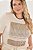T-Shirt Plus Size Cru Com Estampa Frontal Em Meia Malha Lisamour - 202091 - Imagem 2