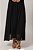 Vestido Maxi Midi Preto De Alça Em Chiffon Acompanha Faixa Doce Trama - 105484 - Imagem 3