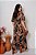 Vestido Plus Size Longo Estampado Em Viscose Com Decote V - 2196 - Imagem 2