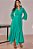 Vestido Verde Transpassado Assimétrico E Acompanha Faixa Império Jeans - 56924 - Imagem 1
