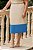 Saia Midi Plus Size Cru Com Barrado Azul Em Plano Tela Linên Lisamour - 202210 - Imagem 2
