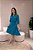 Vestido Chemise Verde Em Viscose Com Detalhe De Guipir Expressão - 4822 - Imagem 1