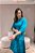 Vestido Chemise Verde Em Viscose Com Detalhe De Guipir Expressão - 4822 - Imagem 2