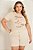 T-Shirt Plus Size Bege Com Estampa Frontal Em Malha Viscocrepe Lisamour - 202164 - Imagem 1
