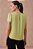 Blusa Verde Em Crepe Decote Redondo Franzido E Manga Curta P.A Concept - BL260088 - Imagem 2