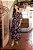 Vestido Maxi Midi Estampa Floral Em Tule Acompanha Faixa Jany Pim - 6434 - Imagem 1