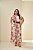 Saia Maxi Midi Estampada De Vermleho Em Tule Três Marias Doce Trama - 105981 - Imagem 3