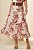 Saia Maxi Midi Estampada De Vermleho Em Tule Três Marias Doce Trama - 105981 - Imagem 1
