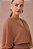 Vestido Midi Marrom Transpassado Em Crepe Plissado P.A Concept - 260050 - Imagem 4