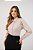 Camisa Rose Em Viscopoly Com Detalhe De Entremeio E Guipir Nítido Jeans - 04062 - Imagem 1