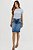 Blusa Azul Em Viscose Com Detalhe De Nervuras Transpassadas Nítido Jeans - 04124 - Imagem 4