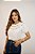 Blusa Plus Size Off White Em Viscose Com Detalhe De Bordado E Guipir Nítido Jeans - 04165 - Imagem 1