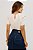 Blusa Plus Size Off White Em Viscose Com Detalhe De Bordado E Guipir Nítido Jeans - 04165 - Imagem 2
