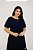 Vestido Azul Em Malha Denim Com Detalhe De Guipir Nítido Jeans - 04161 - Imagem 6