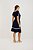 Vestido Azul Em Malha Denim Com Detalhe De Guipir Nítido Jeans - 04161 - Imagem 2