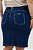 Saia Plus Size Jeans Com Bolsos Frontais E Traseiros Nítido Jeans - 04033 - Imagem 2