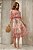 Vestido Midi Estampa Floral Em Tule Com Babado E Acompanha Faixa Jany Pim - 6509 - Imagem 4