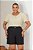Blusa Plus Size Amarela Em Chiffon De Manga Curta Com Detalhe Em Guipir - 13547 - Imagem 1