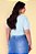 Blusa Plus Size Verde Com Detalhe De Botões E Manga Curta Hadaza - 20509 - Imagem 2