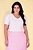 Blusa Plus Size Off White Com Detalhe De Botões E Manga Curta Hadaza - 20509 - Imagem 1
