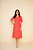 Vestido Midi Coral Com Bolso Cargo E Acompanha Cinto Hadaza - 051672 - Imagem 5