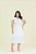 Vestido Plus Size Midi Off White Com Bolsos Frontais E Acompanha Cinto Hadaza - 51493 - Imagem 1