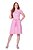 Vestido Rosa Em Malha De Algodão Com Bolsos E Acompanha Faixa Hapuk - 62011 - Imagem 1